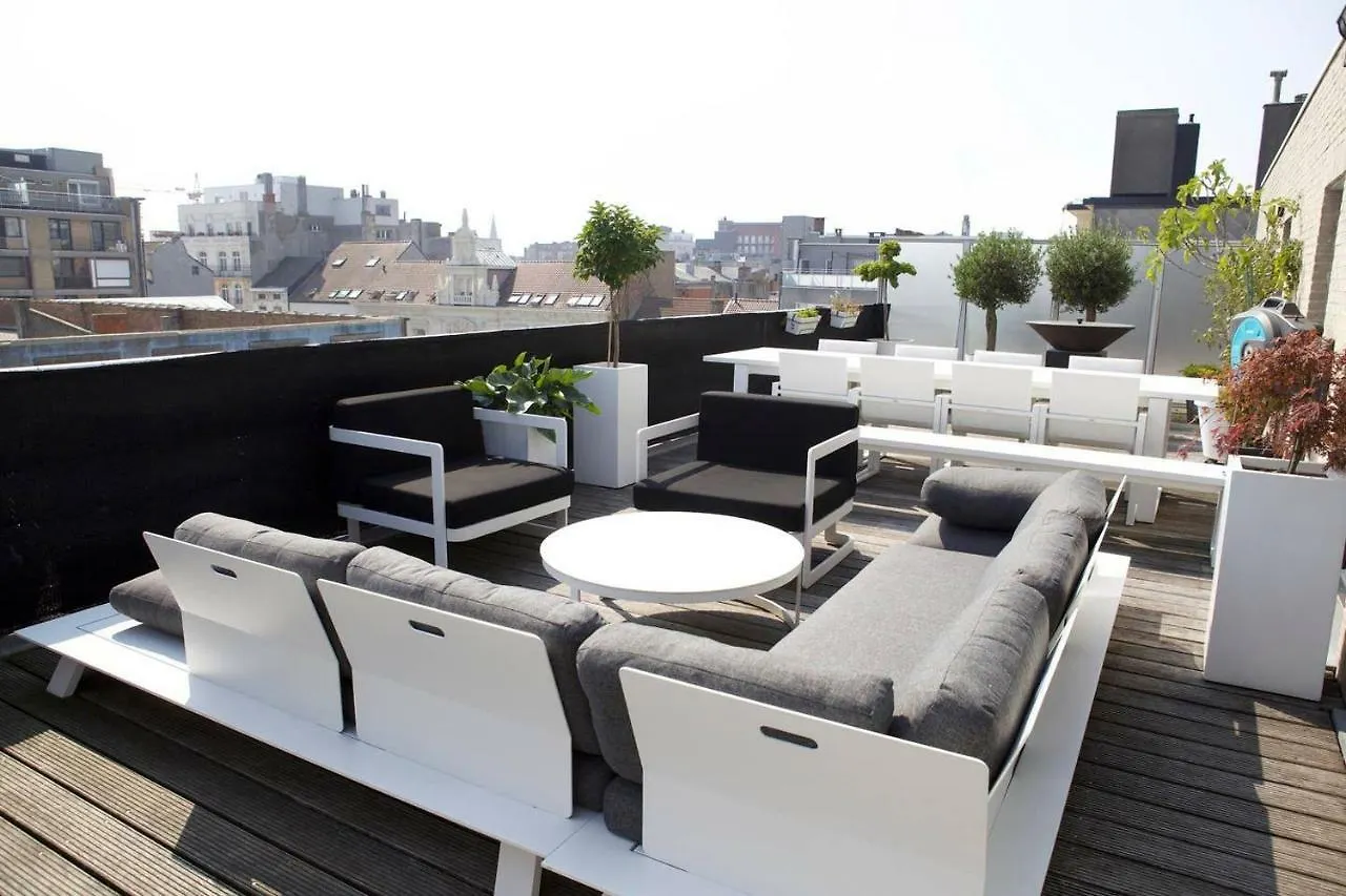 Modern Appartement Centrum Oostende Met Enorm Dakterras Апартаменты